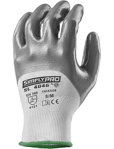 Guanti di protezione SIMPLYPRO SL404G Bianco Grip