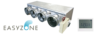 Sistema regolazione aria AIRZONE EASY-4 zone per Daikin idronico FWP