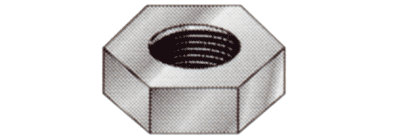 Dado zincato M8x13 conf.pz.500