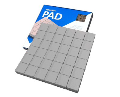 Antivibrante PAD 450-12 tappeto 300x300 spes.12,5  kg80 grey