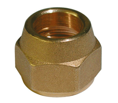 Bocchettone ottone 5/8'' SAE-F, foro ridotto 1/2''  (pz.5)