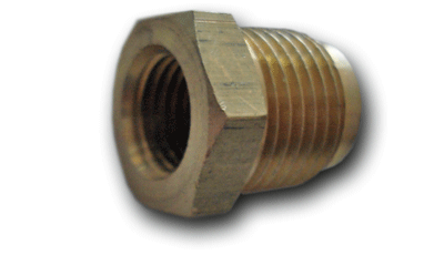 Raccordo 404/6K per pompa vuoto 1/4''SAE x 3/8'' f/m (2 pz.)